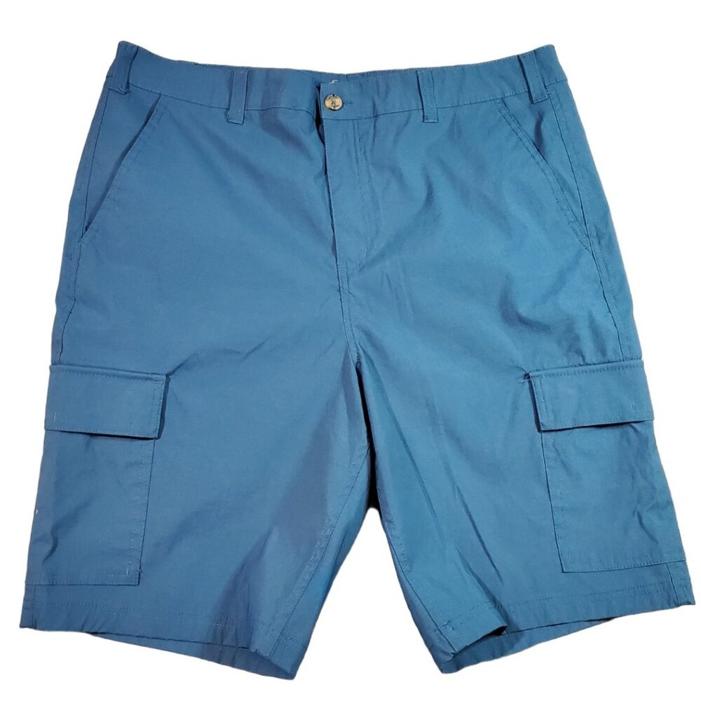 Eddie Bauer Men's Blue Cargo Shorts Size 36